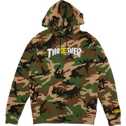 Men's Dc X Thrasher Hoodie ARMY CAMO