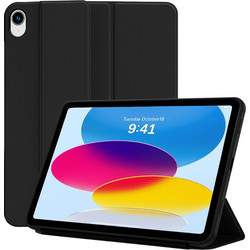 Θήκη Trifold Smart View και πίσω TPU για Apple iPad Air 11" 2025 - Μαύρο