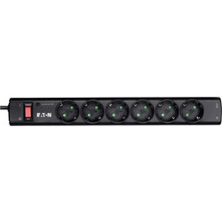 Eaton Ps6td Din Shuko Καλώδιο Πολύπριζο Ασφαλείας 6 Θέσεων με Διακόπτη και Καλώδιο 1m PS6TD