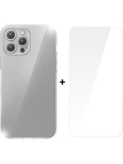 Baseus Case + Screen Protector Corning Series Apple iPhone 15 Pro Max, P60112203201-03 /transparent/