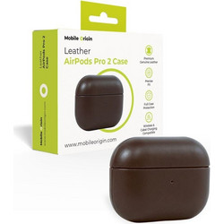 Mobile Origin Leather Case Θήκη Δερμάτινη για AirPods Pro 2 Καφέ (LC-APP-BRW01)