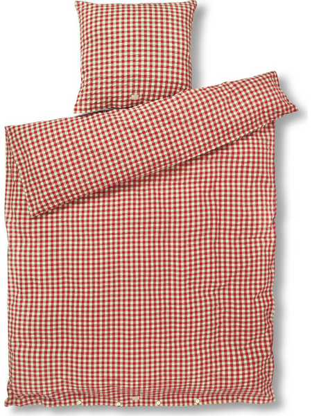 Juna - Baek&Bolge Bed linen - Red/Yellow - 140x220 cm