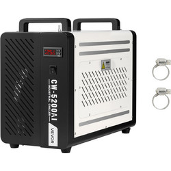 VEVOR Βιομηχανικός Ψύκτης Νερού 1600W με Συμπιεστή, Μέγ. Ροή 16 L/min, Δεξαμενή 7 L, Για Μηχανές CO2 Laser Engraving & Cutting YYSJXGYLSJ7LMZL1Y001V2