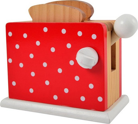 Toaster red w. dots