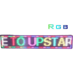 Πινακίδα LED Μονής Όψης 105x22cm RGB GGP2565 OEM