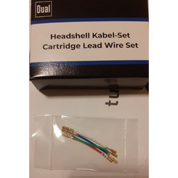 DUAL HEAD SHELL CABLE SET Gold pins