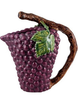 Κανάτα Σταφύλια Κεραμική Grape 1.6L Bordallo Pinheiro (28x25x17 cm)