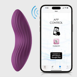 Svakom Edeny Κλειτοριδικός Δονητής για Ζευγάρια με App Control Μωβ