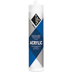 ELASTOTET ACRYLIC ΑΚΡΥΛΙΚΗ ΜΑΣΤΙΧΗ ΛΕΥΚΗ 280ml