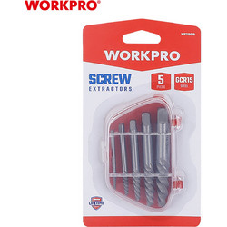 ΕΞΩΛΚΕΙΣ ΦΘΑΡΜΕΝΩΝ ΒΙΔΩΝ ΣΕΤ 5τμχ WORKPRO WP319018