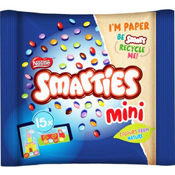 Nestle Smarties Mini Κουφετάκια 216g
