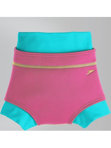 Speedo SwimAquanappy Cover Βρεφικό Μαγιό Πάνα Bottom για Κορίτσι Φούξια 09216-B433