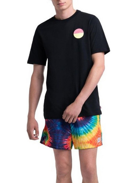 HERSCHEL Men Ttone Logo Stamp Tee - BLACK - 50027-00542