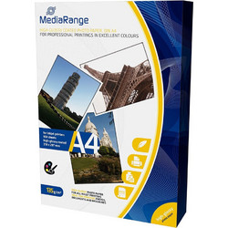 Φωτογραφικό Χαρτί MediaRange για Inkjet Εκτυπωτές Α4 High-Glossy 135g/m 100 Φύλλα (MRINK107)