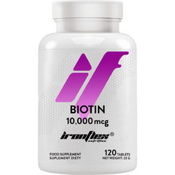 IronFlex Biotin 10000mcg 100 Ταμπλέτες