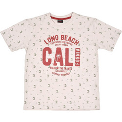 Funky Παιδικό T-Shirt Κοντομάνικο Λευκό Ροζ 118-105111-2