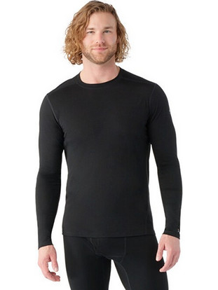 SMARTWOOL MEN'S CLASSIC ALL SEASON MERINO BASE LAYER LONG SLEEVE SW016953001 BLACK
