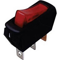 ΔΙΑΚΟΠΤΗΣ ROCKER ΜΕΣΑΙΟΣ 3P ΜΕ ΛΥΧΝΙΑ ON-OFF 10A/250V ΚΟΚΚΙΝΟΣ R13-222B-01 SCI (ΣΕΤ ΜΕ 10)