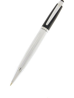 Zoppini Στυλό διαρκείας- Ballpoint μαύρο/ silver P1155_BIR05