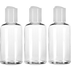 Σετ Μπουκάλια Ταξιδίου Διάφανα 80ml - 3 τμχ