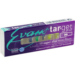 Πιπάκια EVANS Target Super Slim 5.7mm 10 τμχ