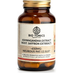 Bio Tonics Ashwagandha Extract 650mg 60 Κάψουλες