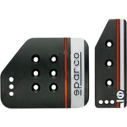 Πεταλίερα αυτοκινήτου 2 τμχ. SPARCO HW-0305B μαύρο χρώμα