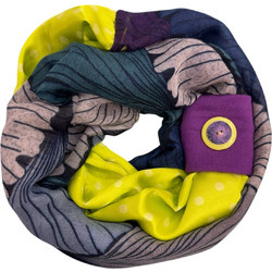 LOOP SCARF ΜΕ ΣΤΗΡΙΓΜΑ ΓΙΑ ΓΥΑΛΙΑ 64
