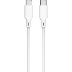 Well CABLE-USBC/USBC-2WE06-WL USB-C to USB-C 60W 2m White