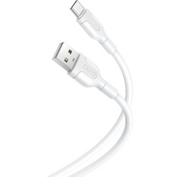 XO NB212 2.1A USB καλώδιο φόρτισης για Type-C ασπρο 1M