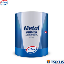 Vitex Metal Primer Ακρυλικό Αστάρι Διαλύτου Λευκό 0.375lt
