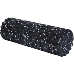 Foam roller γυμναστικής μαύρο λευκό Υ33xO14εκ