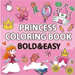 Colouring book Βιβλία χρωματισμού Πριγκίπισσα 21x21εκ. 44 φύλλα