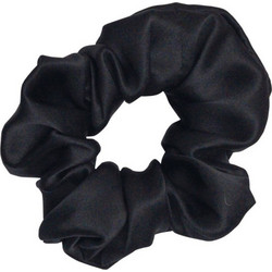 Λαστιχάκι Μαλλιών Silk Scrunchie 30 12cm Black Kentia