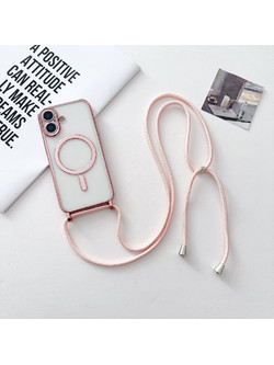 Θήκη iPhone 17 - OEM - Πλάτη TPU - ροζ χρυσό - MagSafe