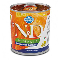 Farmina N&D Pumpkin Grain Free Adult with Lamb, Pumpkin & Blueberry 285gr