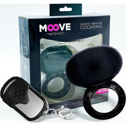 Crushious Nacho Cock Ring with Remote Control Ελαστικό Δαχτυλίδι Πέους Σιλικόνης με Δόνηση 2.4cm Μαύρο