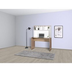 Γραφείο Ξύλινο με Βιβλιοθήκη 110x52x149cm CMU-830-MB-1