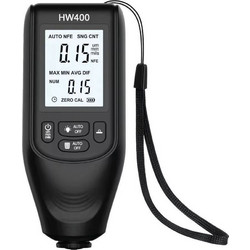 HW400 ΜΕΤΡΗΤΗΣ ΠΑΧΟΥΣ ΧΡΩΜΑΤΟΣ ΓΙΑ ΣΙΔ. & ΜΗ ΣΙΔ. ΜΕΤΑΛΛΑ (2xAAA)