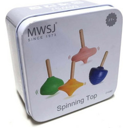iwood Ξύλινη Σβούρα Spinning Top MWSJ Z1026F για 3+ Ετών