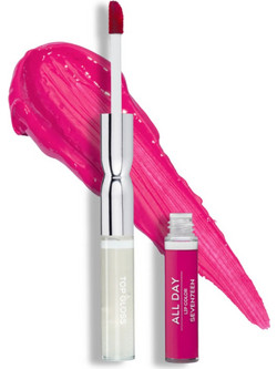 Seventeen All Day & Top Gloss 58 Power Red Long Lasting Metallic Liquid Κραγιόν 10ml