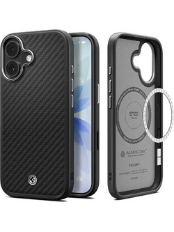 Spigen Θήκη Enzo Aramid T MagSafe iPhone 17 Black / Silver