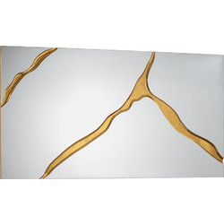 Καθρέπτης Surcos με φύλλο χρυσού 80x180cm Schuller 487474