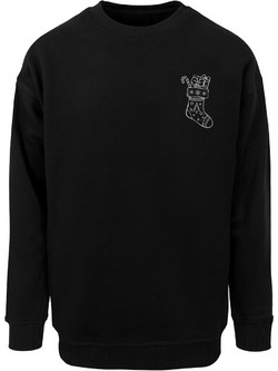 Merchcode Christmas Socks Crewneck Ανδρικό Φούτερ Μαύρο