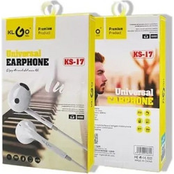KLGO KS-17 Handsfree Earbud 3.5mm White