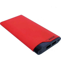 WK WP-035 Power Bank 10000mAh με 2 Θύρες USB-A Red