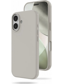 Θήκη Rubber Ενισχυμένης Σιλικόνης για iPhone 17 Μπέζ