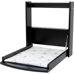 BabyTrold - Changing table for wall incl. mattress Black