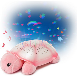 Cloud b Twinkling Twilight Turtle Pink με Προβολέα
