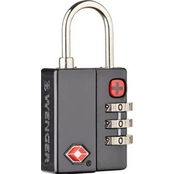 Wenger Luggage Lock with TSA Combination Code, Black